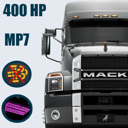 Mack MP7 OBD2 DPF DEF SCR delete